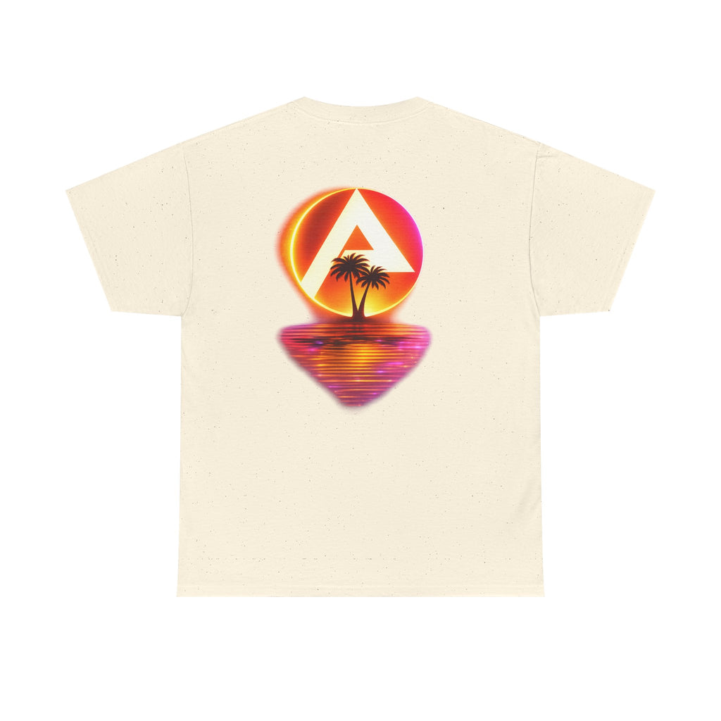 Arbeitsamt Vaporwave Sunsent Backprint