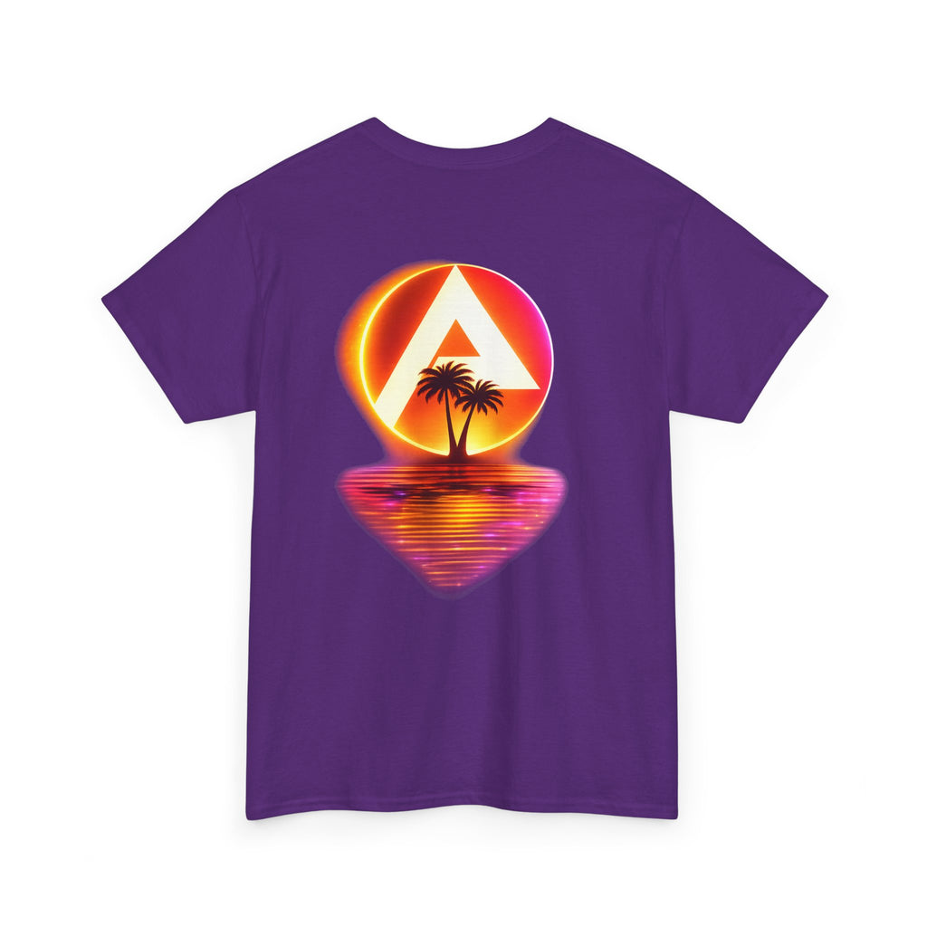 Arbeitsamt Vaporwave Sunsent Backprint